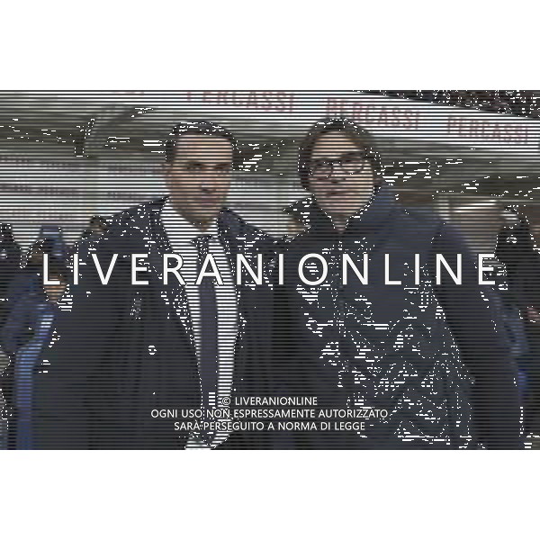 Raffaele Palladino Head Coach of Atalanta BC and Paolo Vanoli Head Coach of ACF Fiorentina before Atalanta BC vs ACF Fiorentina, 13° Serie A Enilive 2025-26 game at New Balance arena in Bergamo (BG), Italy, on November 30, 2025. (Photo by Davide Casentini)- AGENZIA ALDO LIVERANI SAS