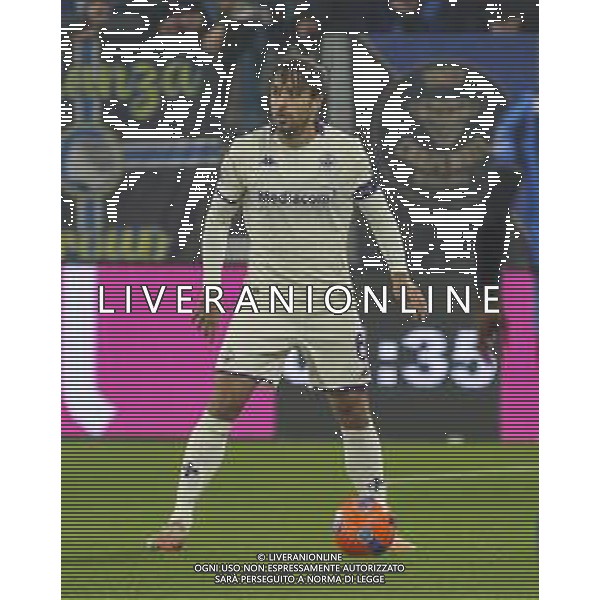 Luca Ranieri of ACF Fiorentina play the ball during Atalanta BC vs ACF Fiorentina, 13° Serie A Enilive 2025-26 game at New Balance arena in Bergamo (BG), Italy, on November 30, 2025. (Photo by Davide Casentini)- AGENZIA ALDO LIVERANI SAS