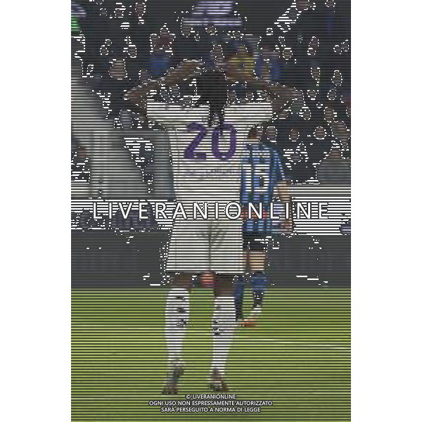 Moise Kean of ACF Fiorentina expresses disappointment during Atalanta BC vs ACF Fiorentina, 13° Serie A Enilive 2025-26 game at New Balance arena in Bergamo (BG), Italy, on November 30, 2025. (Photo by Davide Casentini)- AGENZIA ALDO LIVERANI SAS