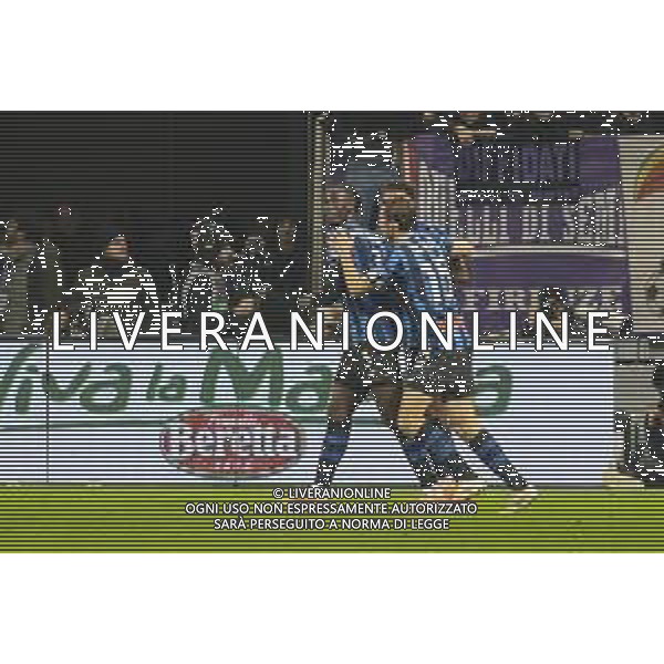 Odilon Kossounou of Atalanta BC celebrates with team mate during Atalanta BC vs ACF Fiorentina, 13° Serie A Enilive 2025-26 game at New Balance arena in Bergamo (BG), Italy, on November 30, 2025. (Photo by Davide Casentini)- AGENZIA ALDO LIVERANI SAS