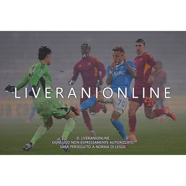 Roma vs Napoli Campionato Serie A Enilive - 13 Giornata Stadio Olimpico - Roma 30-11-2025 nella foto Svilar e Lang Foto Federico Gaetano - ag Aldo liverani- AGENZIA ALDO LIVERANI SAS