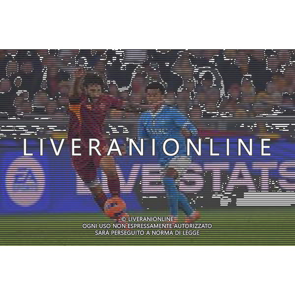 Roma vs Napoli Campionato Serie A Enilive - 13 Giornata Stadio Olimpico - Roma 30-11-2025 nella foto Hermoso e Neres Foto Federico Gaetano - ag Aldo liverani- AGENZIA ALDO LIVERANI SAS
