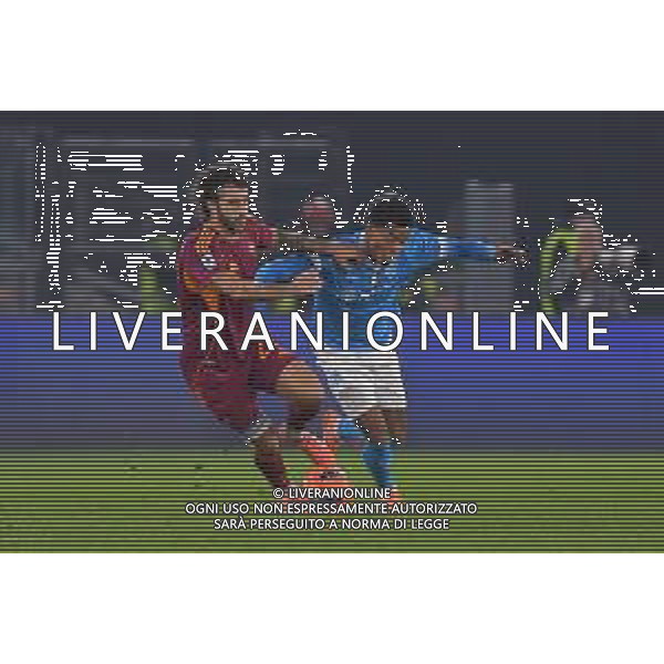 Roma vs Napoli Campionato Serie A Enilive - 13 Giornata Stadio Olimpico - Roma 30-11-2025 nella foto Hermoso e Neres Foto Federico Gaetano - ag Aldo liverani- AGENZIA ALDO LIVERANI SAS