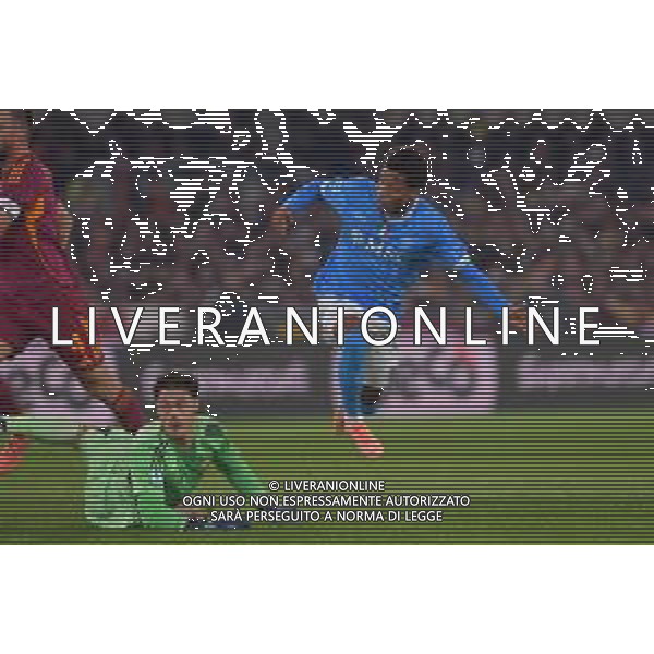Roma vs Napoli Campionato Serie A Enilive - 13 Giornata Stadio Olimpico - Roma 30-11-2025 nella foto Neres mentre realizza il gol Foto Federico Gaetano - ag Aldo liverani- AGENZIA ALDO LIVERANI SAS
