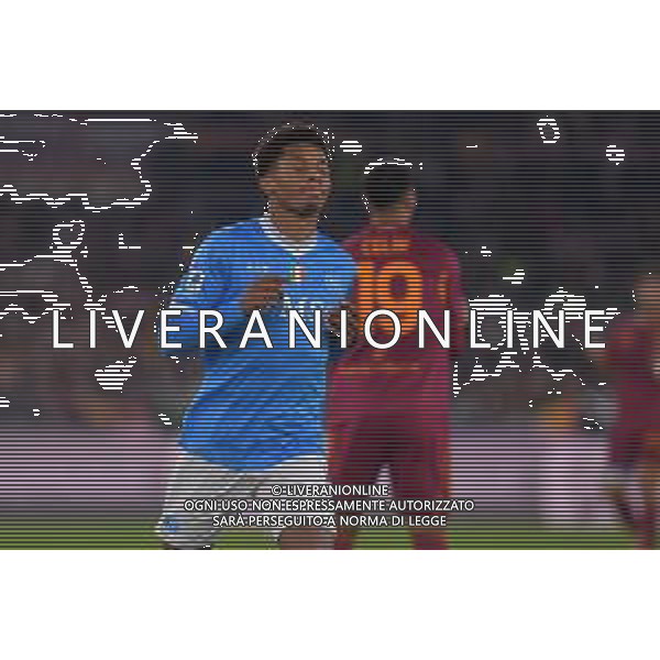 Roma vs Napoli Campionato Serie A Enilive - 13 Giornata Stadio Olimpico - Roma 30-11-2025 nella foto Esultanza Neres Foto Federico Gaetano - ag Aldo liverani- AGENZIA ALDO LIVERANI SAS
