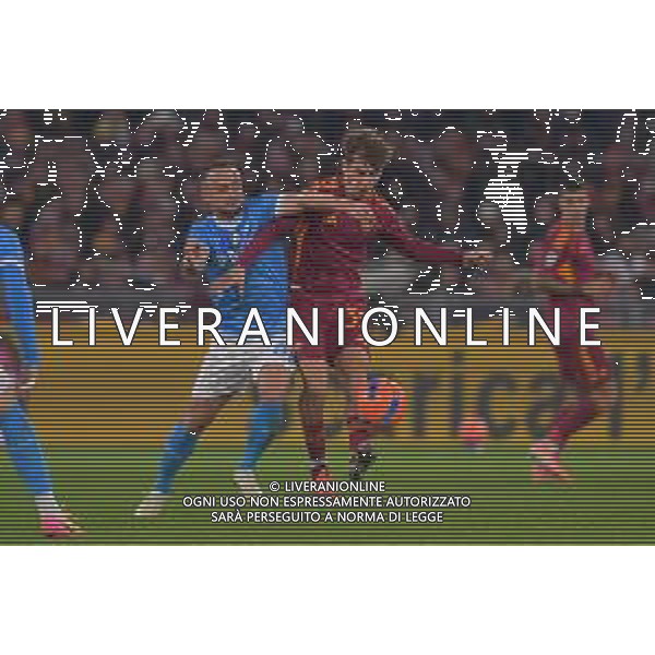 Roma vs Napoli Campionato Serie A Enilive - 13 Giornata Stadio Olimpico - Roma 30-11-2025 nella foto Lobotka e Baldanzi Foto Federico Gaetano - ag Aldo liverani- AGENZIA ALDO LIVERANI SAS