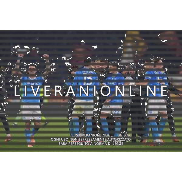 Roma vs Napoli Campionato Serie A Enilive - 13 Giornata Stadio Olimpico - Roma 30-11-2025 nella foto Esultanza finale Napoli Foto Federico Gaetano - ag Aldo liverani- AGENZIA ALDO LIVERANI SAS