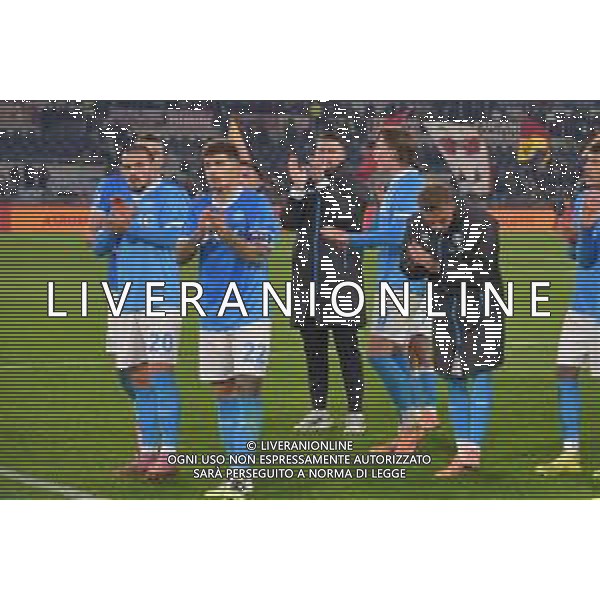 Roma vs Napoli Campionato Serie A Enilive - 13 Giornata Stadio Olimpico - Roma 30-11-2025 nella foto Esultanza finale Napoli Foto Federico Gaetano - ag Aldo liverani- AGENZIA ALDO LIVERANI SAS