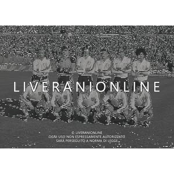 NEG-14-11-1982 TORINO QUALIFICAZIONE MONDIALI DI CALCIO SPAGNA 82 ITALIA-GRECIA 1-1 NELLA FOTO FORMAZIONE NAZIONALE GRECIA AG ALDO LIVERANI SAS