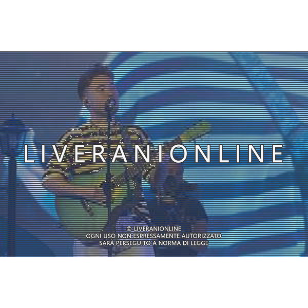 Roma 29 Novembre 2025 Alfa dal vivo durante l\'ultima data del suo Tour ‘ALFA NEI PALAZZETTI’ Nella foto: ALFA (Andrea De Filippi) Foto Credit: Andrea Bracaglia- AGENZIA ALDO LIVERANI SAS