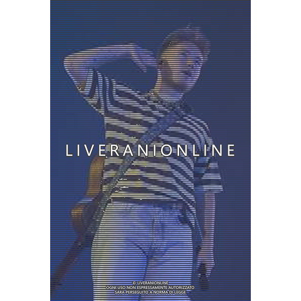 Roma 29 Novembre 2025 Alfa dal vivo durante l\'ultima data del suo Tour ‘ALFA NEI PALAZZETTI’ Nella foto: ALFA (Andrea De Filippi) Foto Credit: Andrea Bracaglia- AGENZIA ALDO LIVERANI SAS