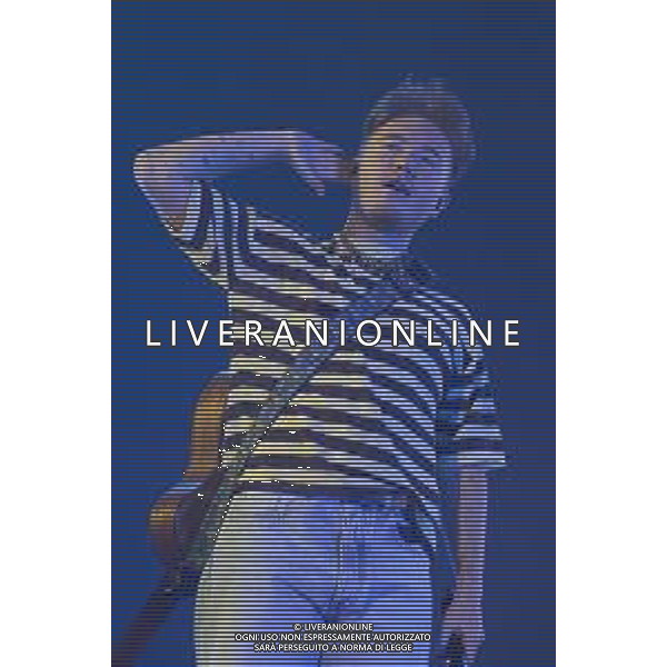 Roma 29 Novembre 2025 Alfa dal vivo durante l\'ultima data del suo Tour ‘ALFA NEI PALAZZETTI’ Nella foto: ALFA (Andrea De Filippi) Foto Credit: Andrea Bracaglia- AGENZIA ALDO LIVERANI SAS