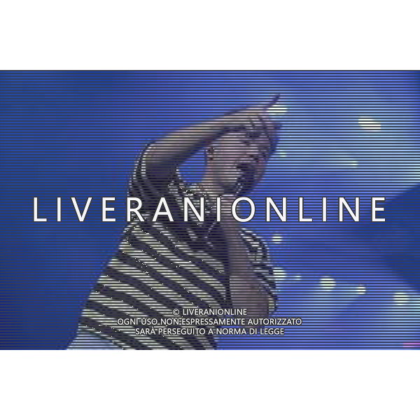 Roma 29 Novembre 2025 Alfa dal vivo durante l\'ultima data del suo Tour ‘ALFA NEI PALAZZETTI’ Nella foto: ALFA (Andrea De Filippi) Foto Credit: Andrea Bracaglia- AGENZIA ALDO LIVERANI SAS