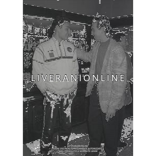 NEG-1987-1988 ALLENAMENTO NAZIONALE ITALIANA A COVERCIANO NELLA FOTO MARCO LANDUCCI E STEFANO TACCONI AG ALDO LIVERANI SAS