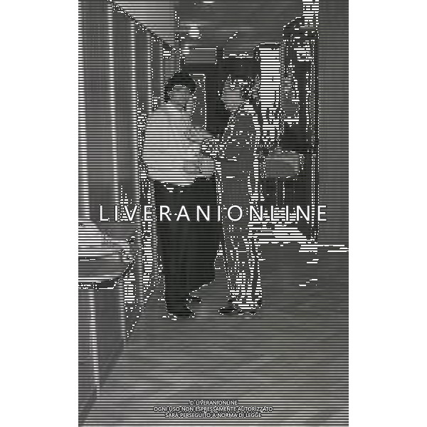NEG-1987-1988 ALLENAMENTO NAZIONALE ITALIANA A COVERCIANO NELLA FOTO AZEGLIO VICINI E ALESSANDRO ALTOBELLI AG ALDO LIVERANI SAS  