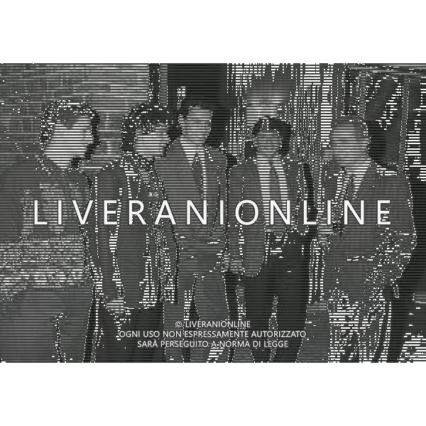 NEG-1987-1988 ALLENAMENTO NAZIONALE ITALIANA A COVERCIANO NELLA FOTO RUGGIERO RIZZITELLI-FRANCESCO ROMANO-MARCO LANDUCCI E MASSIMO CRIPPA E AZEGLIO VICINI AG ALDO LIVERANI SAS 