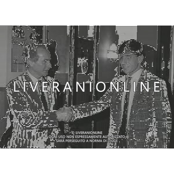 NEG-1987-1988 ALLENAMENTO NAZIONALE ITALIANA A COVERCIANO NELLA FOTO AZEGLIO VICINI E MASSIMO CRIPPA AG ALDO LIVERANI SAS