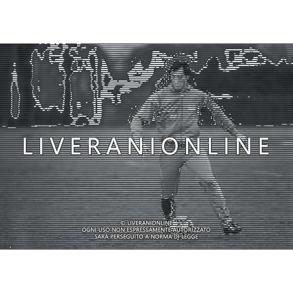 NEG-1987-1988 ALLENAMENTO NAZIONALE ITALIANA A COVERCIANO NELLA FOTO LUIGI DE AGOSTINI AG ALDO LIVERANI SAS