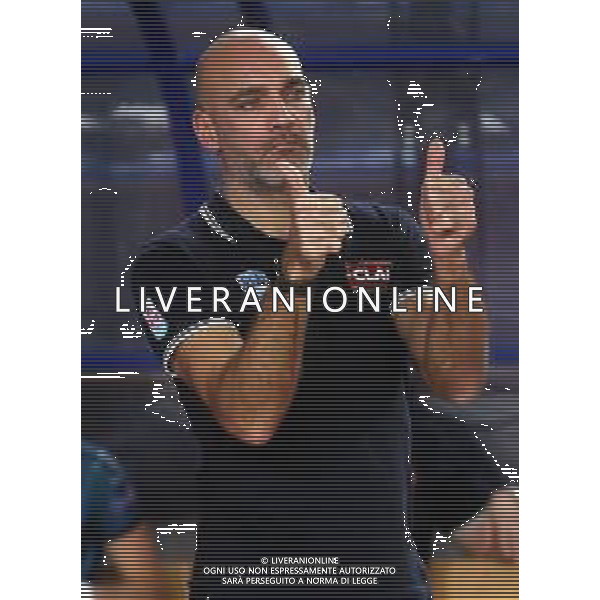 IMOLA 30 11 2025 CLAI IMOLA PALLAVOLO-ALTAMURA SERIE A2 3-1 NELLA FOTO SIMONE BENDANDI ALLENATORE CLAI IMOLA PALLAVOLO foto gianni sanna-ag aldo liverani sas