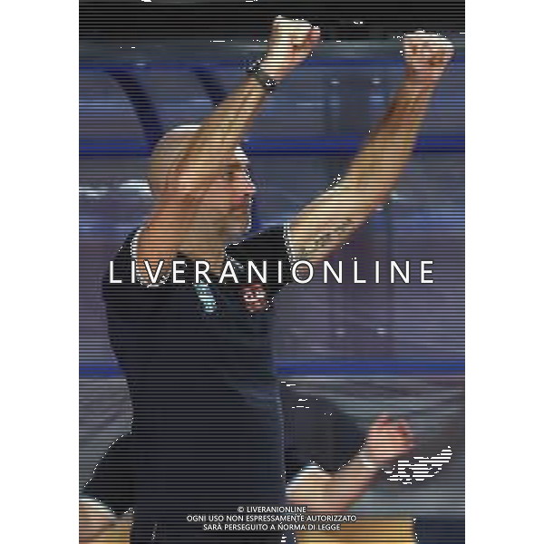 IMOLA 30 11 2025 CLAI IMOLA PALLAVOLO-ALTAMURA SERIE A2 3-1 NELLA FOTO SIMONE BENDANDI ALLENATORE CLAI IMOLA PALLAVOLO foto gianni sanna-ag aldo liverani sas