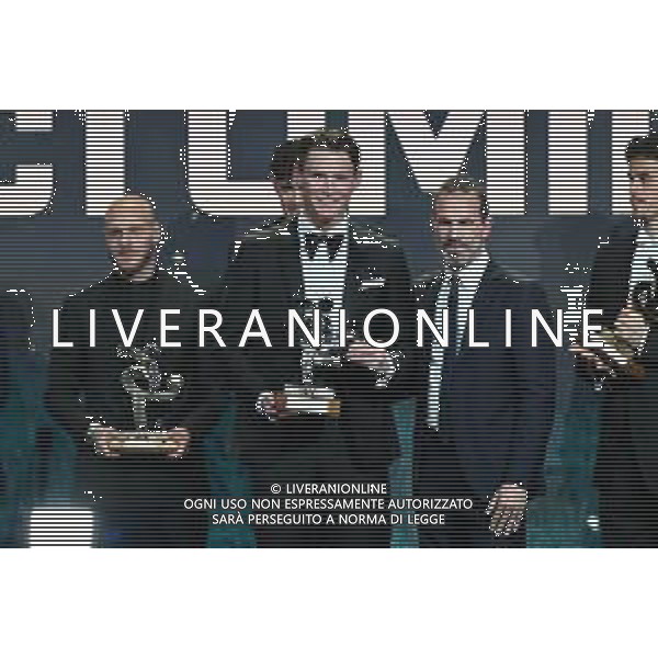 TVRG Gala Calcio 2025 nella foto premiazione Scott Francis McTominay (Napoli) come miglior giocatore dell\'anno Milano 01-12-2025 Gran Gala del Calcio 2025, l\'appuntamento organizzato dall\'AIC Associazione Italiana Calciatori per premiare i protagonisti della stagione 2024-2025 foto Roberto Garavaglia/ag. Aldo Liverani sas