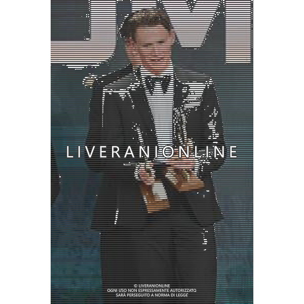 TVRG Gala Calcio 2025 nella foto premiazione Scott Francis McTominay (Napoli) come miglior giocatore dell\'anno Milano 01-12-2025 Gran Gala del Calcio 2025, l\'appuntamento organizzato dall\'AIC Associazione Italiana Calciatori per premiare i protagonisti della stagione 2024-2025 foto Roberto Garavaglia/ag. Aldo Liverani sas