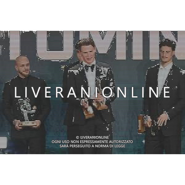 TVRG Gala Calcio 2025 nella foto premiazione Scott Francis McTominay (Napoli) come miglior giocatore dell\'anno Milano 01-12-2025 Gran Gala del Calcio 2025, l\'appuntamento organizzato dall\'AIC Associazione Italiana Calciatori per premiare i protagonisti della stagione 2024-2025 foto Roberto Garavaglia/ag. Aldo Liverani sas