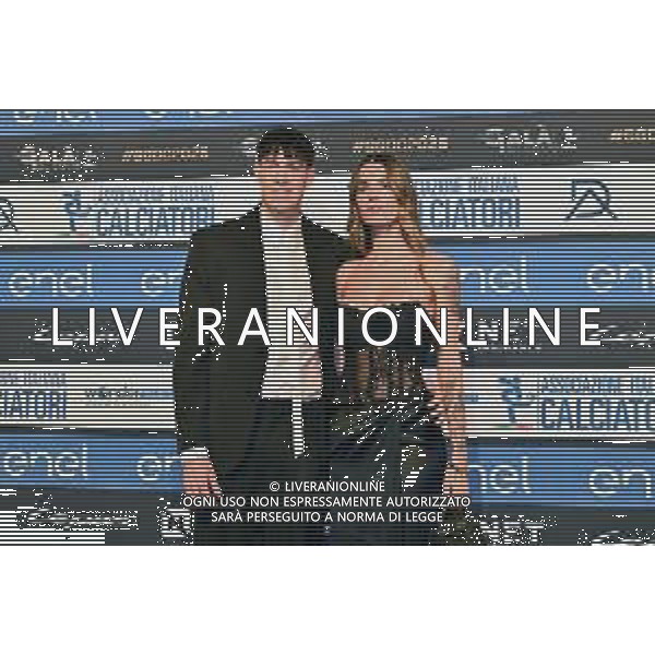 TVRG Gala Calcio 2025 nella foto Alessandro Bastoni (Inter) e Camilla Bresciani Milano 01-12-2025 Gran Gala del Calcio 2025, l\'appuntamento organizzato dall\'AIC Associazione Italiana Calciatori per premiare i protagonisti della stagione 2024-2025 foto Roberto Garavaglia/ag. Aldo Liverani sas