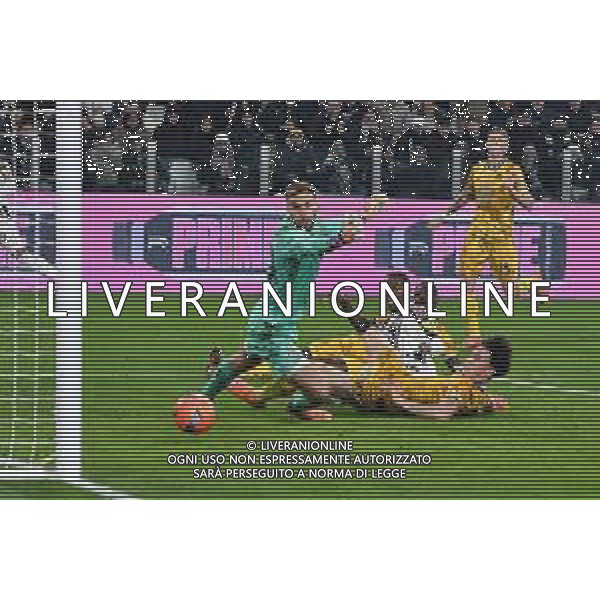 TVMV-Torino 02.12.2025 Allianz Stadium ©Manuela Viganti/Agenzia Aldo Liverani Juventus vs Udinese Ottavidi Finale Coppa Italia Frecciarossa 2025/2026 Nella foto: gol jonathan david ©Viganti - AGENZIA ALDO LIVERANI SAS