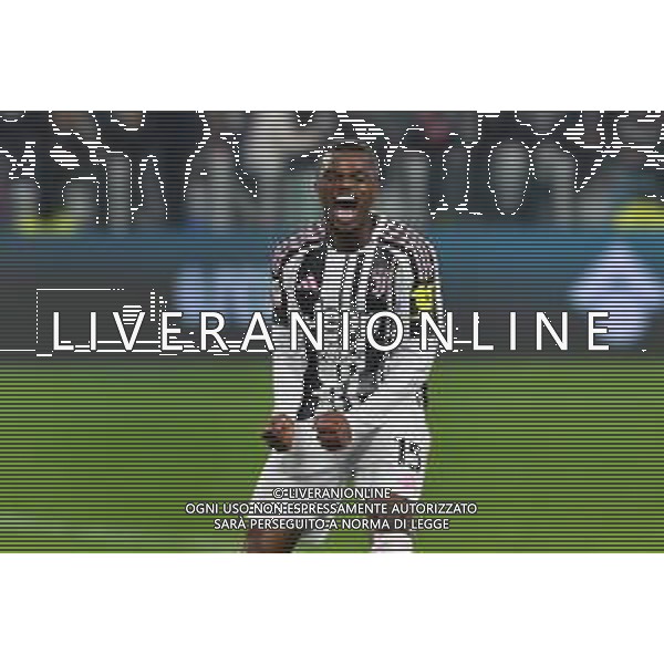 TVMV-Torino 02.12.2025 Allianz Stadium ©Manuela Viganti/Agenzia Aldo Liverani Juventus vs Udinese Ottavidi Finale Coppa Italia Frecciarossa 2025/2026 Nella foto: esultanza pierre kalulu dopo il gol di jonathan david