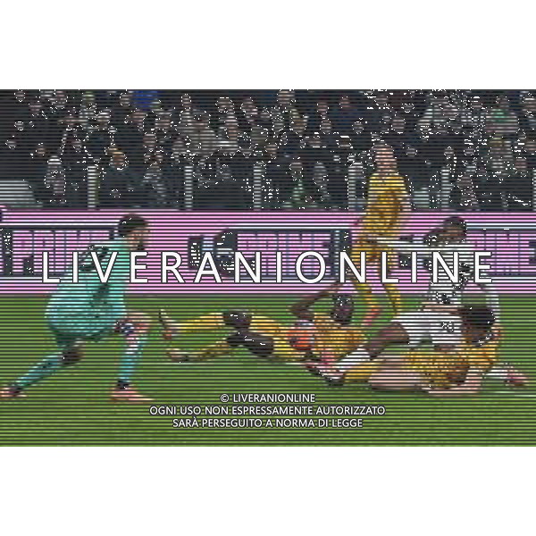 TVMV-Torino 02.12.2025 Allianz Stadium ©Manuela Viganti/Agenzia Aldo Liverani Juventus vs Udinese Ottavidi Finale Coppa Italia Frecciarossa 2025/2026 Nella foto: gol jonathan david