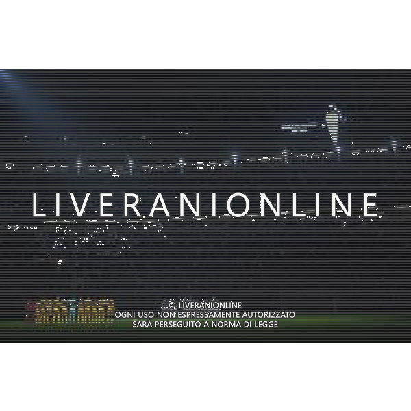 TVMV-Torino 02.12.2025 Allianz Stadium ©Manuela Viganti/Agenzia Aldo Liverani Juventus vs Udinese Ottavidi Finale Coppa Italia Frecciarossa 2025/2026 Nella foto: minuto di silenzio per nicola pietrangeli