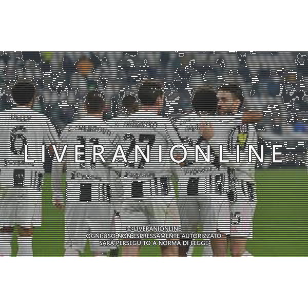 TVMV-Torino 02.12.2025 Allianz Stadium ©Manuela Viganti/Agenzia Aldo Liverani Juventus vs Udinese Ottavidi Finale Coppa Italia Frecciarossa 2025/2026 Nella foto: esultanza juventus dopo il gol di lois openda annullato dal var