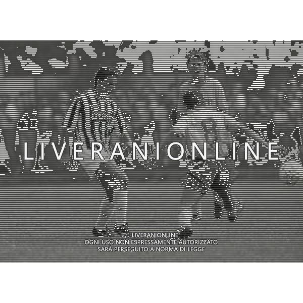 NEG-1991-1992 VILLAR PEROSA PARTITA AMICHEVOLE JUVENTUS A -VILLAR PEROSA NELLA FOTO ROBERTO BAGGIO AG ALDO LIVERANI SAS