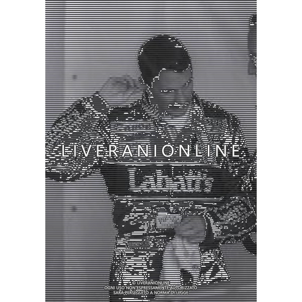 NEG-12-09-1993 MONZA GRAN PREMIO D\'ITALIA F1 NELLA FOTO NIGEL MANSELL AG ALDO LIVERANI SAS