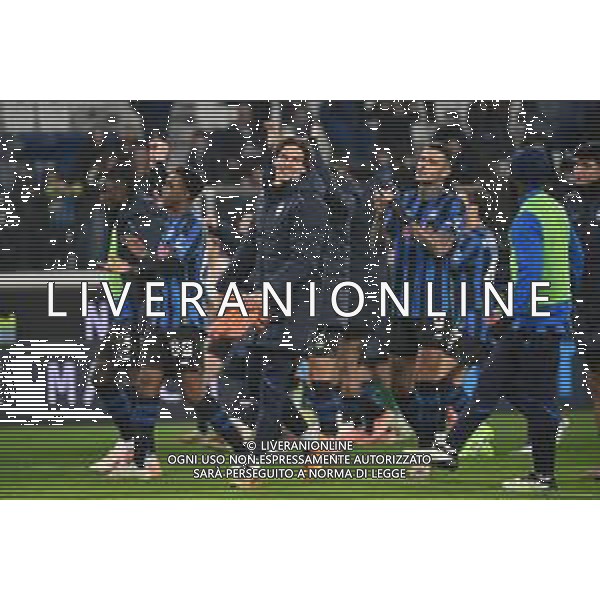 TVRG Atalanta vs Genoa nella foto esultanza finale Atalanta Bergamo 03-12-2025 New Balance Arena - Stadio di Bergamo Atalanta vs Genoa Coppa Italia Frecciarossa - ottavi di finale foto Roberto Garavaglia/Agenzia Aldo Liverani sas