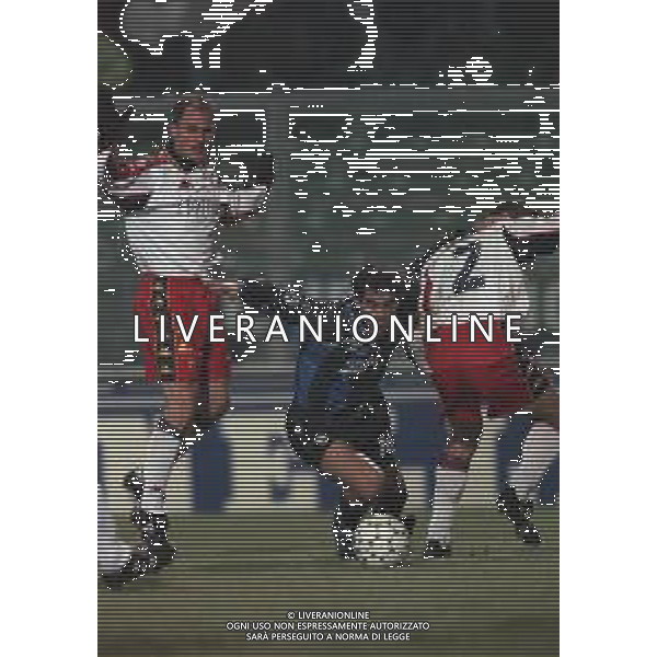 NEG COL- 26-11-1999 CAMPONATO DI CALCIO SERIE B ATALANTA-GENOA 1-0 NELLA FOTO NICOLA CACCIA E GENNARO RUOTOLO AG ALDO LIVERANI SAS