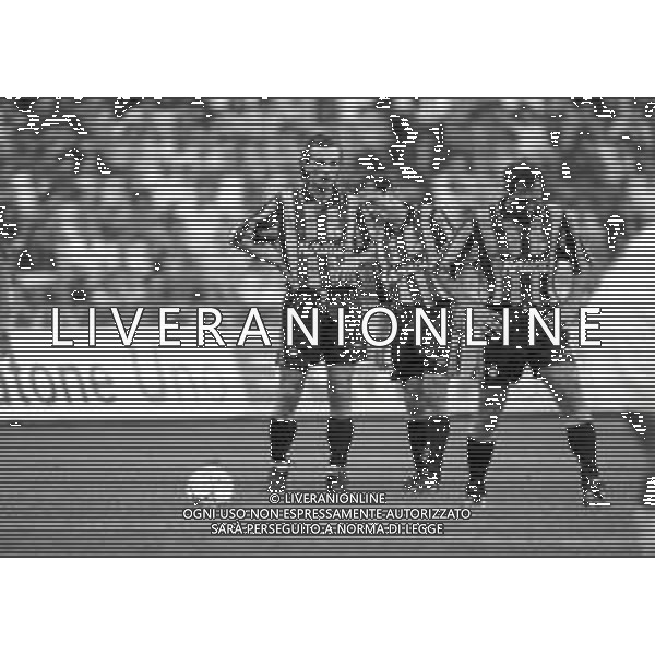 NEG -02-09-1992 MILANO COPPA ITALIA GARA DI RITORNO INTER-REGGIANA 4-2 NELLA FOTO IGOR SHALIMOV-SALVATORE SCHILLACI E LUIGI DE AGOSTINI AG ALDO LIVERANI SAS