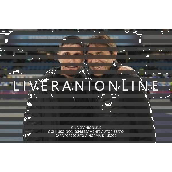 TVPM Napoli, Cagliari, Coppa Italia Nella Foto: Fabio Pisacane, Antonio Conte Foto Mosca, Ag.Liverani -TVPM Napoli - Cagliari Coppa Italia Ottavi di Finale 03.12.2025