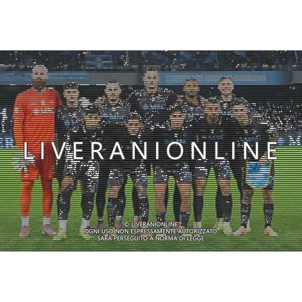 TVPM Napoli, Cagliari, Coppa Italia Nella Foto: Formazione Squadra Napoli Foto Mosca, Ag.Liverani -TVPM Napoli - Cagliari Coppa Italia Ottavi di Finale 03.12.2025