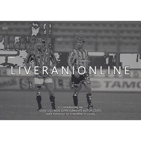 NEG-27-10-1983 MILANO GARA DI ANDATA COPPA ITALIA INTER-LUCCHESE 2-0 NELLA FOTO ANDREA PISTELLA E RICCARDO FERRI AG ALDO LIVERANI SAS