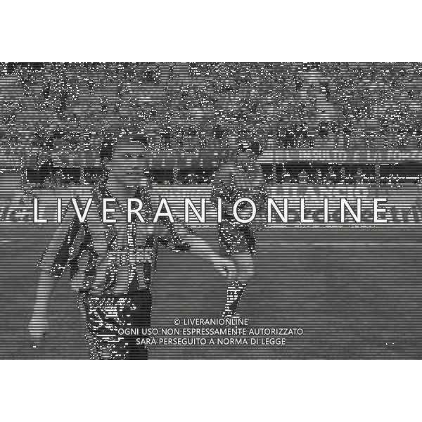 NEG-28-03-1992-MILANO CAMPIONATO DI CALCIO SERIE A INTER-TORINO 0-0 NELLA FOTO LOTHAR MATTHAUS E BENIAMINO ABATE AG ALDO LIVERANI SAS