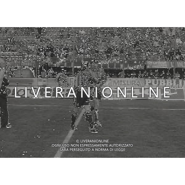 NEG-28-03-1992-MILANO CAMPIONATO DI CALCIO SERIE A INTER-TORINO 0-0 NELLA FOTO LOTHAR MATTHAUS E BENIAMINO ABATE AG ALDO LIVERANI SAS