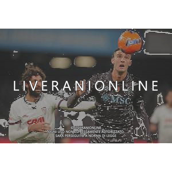 TVPM Napoli, Cagliari, Coppa Italia Nella Foto: Lorenzo Lucca, Sebastiano Luperto Foto Mosca, Ag.Liverani -TVPM Napoli - Cagliari Coppa Italia Ottavi di Finale 03.12.2025