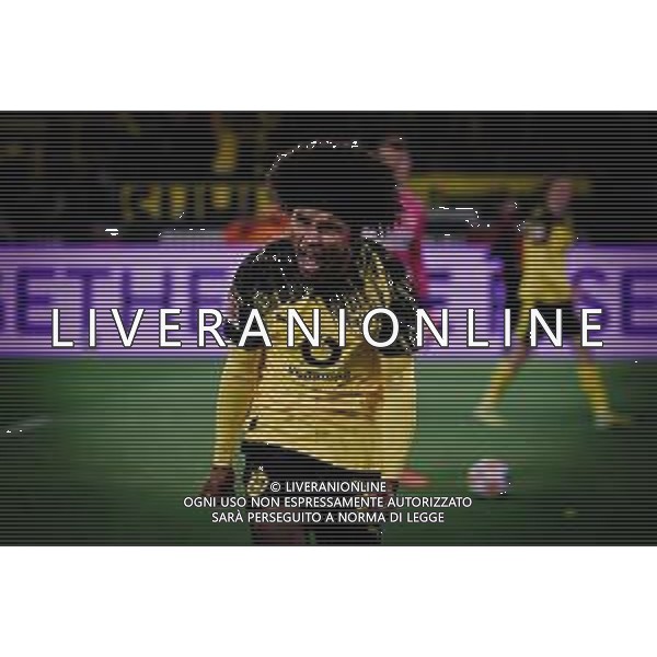 Torjubel zum 3:2 durch Karim Adeyemi #27 (Borussia Dortmund), Borussia Dortmund vs. VfB Stuttgart, Fussball, 1. Bundesliga, 11. Spieltag, 22.11.2025 DFB regulations prohibit any use of photographs as image sequences and/or quasi-video / action press AG KARMAPRESS-AG ALDO LIVERANI SAS