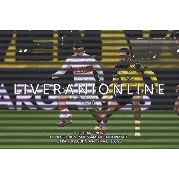 Bilal El Khannouss #11 (VfB Stuttgart), Borussia Dortmund vs. VfB Stuttgart, Fussball, 1. Bundesliga, 11. Spieltag, 22.11.2025 DFB regulations prohibit any use of photographs as image sequences and/or quasi-video / action press AG KARMAPRESS-AG ALDO LIVERANI SAS