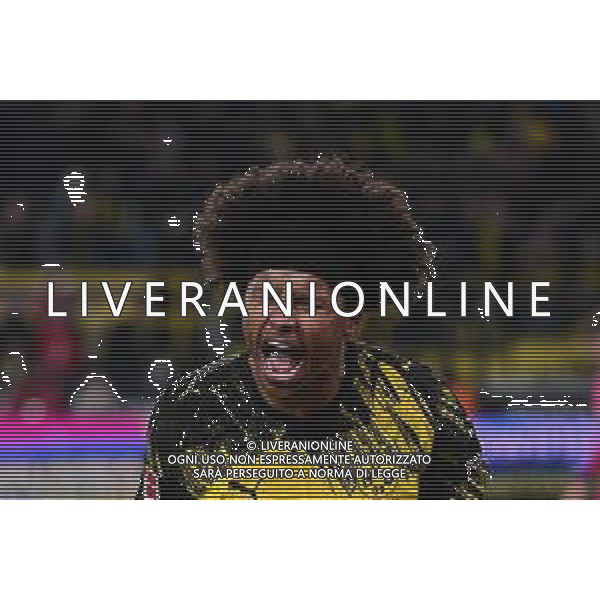 Torjubel zum 3:2 durch Karim Adeyemi #27 (Borussia Dortmund), Borussia Dortmund vs. VfB Stuttgart, Fussball, 1. Bundesliga, 11. Spieltag, 22.11.2025 DFB regulations prohibit any use of photographs as image sequences and/or quasi-video / action press AG KARMAPRESS-AG ALDO LIVERANI SAS