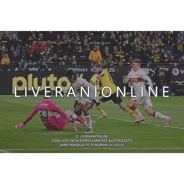 Tor zum 2:0 durch Maximilian Beier #14 (Borussia Dortmund), Borussia Dortmund vs. VfB Stuttgart, Fussball, 1. Bundesliga, 11. Spieltag, 22.11.2025 DFB regulations prohibit any use of photographs as image sequences and/or quasi-video / action press AG KARMAPRESS-AG ALDO LIVERANI SAS