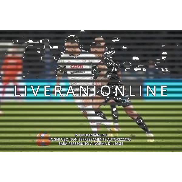 TVPM Napoli, Cagliari, Coppa Italia Nella Foto: Gianluca Gaetano, Leonardo Spinazzola Foto Mosca, Ag.Liverani -TVPM Napoli - Cagliari Coppa Italia Ottavi di Finale 03.12.2025