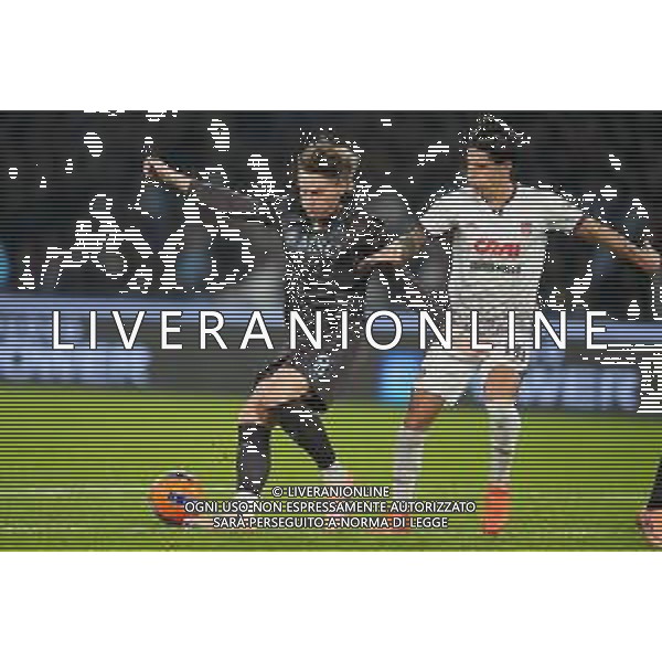 TVPM Napoli, Cagliari, Coppa Italia Nella Foto: Scott Francis Mctominay Foto Mosca, Ag.Liverani -TVPM Napoli - Cagliari Coppa Italia Ottavi di Finale 03.12.2025